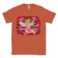 Copper valentine's day cupid heart Classic Tee - RanaPortraitStore