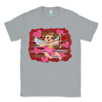 Heather Grey valentine's day cupid heart Classic Tee - RanaPortraitStore