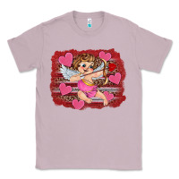 Lilac valentine's day cupid heart Classic Tee - RanaPortraitStore