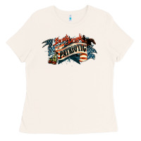 Patriotic Drunk America Ladies Tee | Teevron