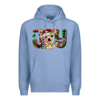Colony Blue Christmas chihuahua joy Premium Hoodie - RanaPortraitStore