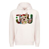 Pale Pink Christmas chihuahua joy Premium Hoodie - RanaPortraitStore