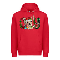 Red Christmas chihuahua joy Premium Hoodie - RanaPortraitStore