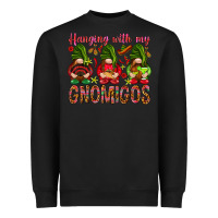 Black Hanging with my gnomigos Mexico Heavyweight Sweatshirt - HowdyJamesFarm