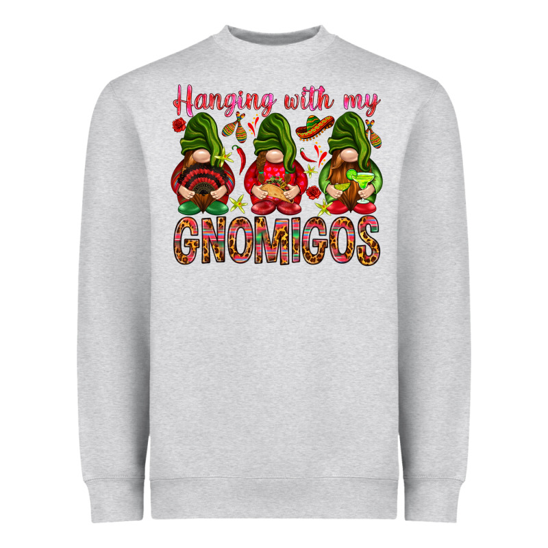 Hanging With My Gnomigos Mexico Heavyweight Sweatshirt by HowdyJamesFarm | Teevron