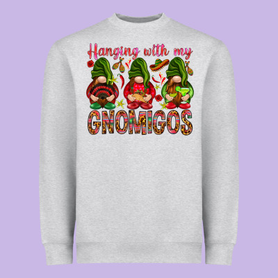 Hanging With My Gnomigos Mexico Heavyweight Sweatshirt Designed By Howdyjamesfarm