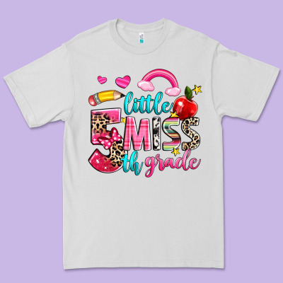Little Miss Fifth Grade Premium Tee Designed By Nancycooperartshop