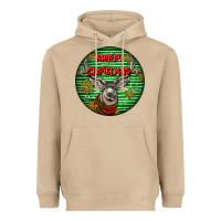 Mushroom mule buck deer head christmas Heavyweight Hoodie - LillyAllenDesigns