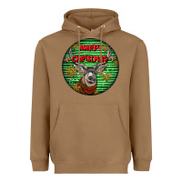 Mule Buck Deer Head Christmas Heavyweight Hoodie | Teevron