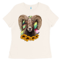 Bone Colorodo Bighorn Sheep Ladies Tee - Jasminsmagicworld