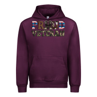 Mauve Wine armed forces day proud veteran Urban Hoodie - Artiststas