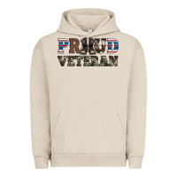 Pigment French Oak armed forces day proud veteran Urban Hoodie - Artiststas