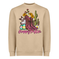 Mushroom Happy Easter western Easter Day Heavyweight Sweatshirt - CowGirlArtShop