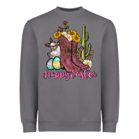 Storm Happy Easter western Easter Day Heavyweight Sweatshirt - CowGirlArtShop