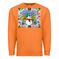 Carrot Chillin Snow Premium Sweatshirt - CowhideDigitalArt