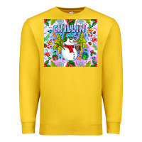 Lemon Chillin Snow Premium Sweatshirt - CowhideDigitalArt