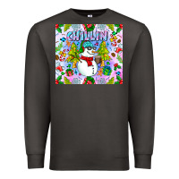 Smoke Chillin Snow Premium Sweatshirt - CowhideDigitalArt