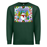 Sports Green Chillin Snow Premium Sweatshirt - CowhideDigitalArt