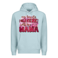 Blue Mist My favorite calls me mama Mother's Day Premium Hoodie - FaDigitalArtStudio