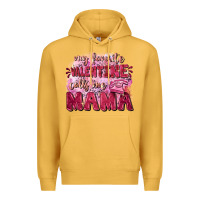 Mustard My favorite calls me mama Mother's Day Premium Hoodie - FaDigitalArtStudio
