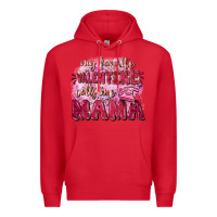 Red My favorite calls me mama Mother's Day Premium Hoodie - FaDigitalArtStudio