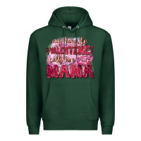 Sports Green My favorite calls me mama Mother's Day Premium Hoodie - FaDigitalArtStudio