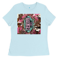 Baby Blue senior 2023 Ladies Tee - NancyCooperArtShop
