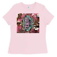 Bubblegum Pink senior 2023 Ladies Tee - NancyCooperArtShop