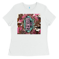 White senior 2023 Ladies Tee - NancyCooperArtShop