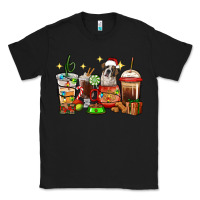 Black Christmas coffee cups with Saint Bernard Classic Tee - RanaPortraitStore