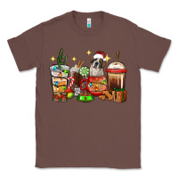 Chestnut Christmas coffee cups with Saint Bernard Classic Tee - RanaPortraitStore