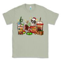 Matcha Christmas coffee cups with Saint Bernard Classic Tee - RanaPortraitStore