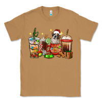Toasted Coconut Christmas coffee cups with Saint Bernard Classic Tee - RanaPortraitStore