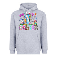 Heather Grey My 1st Easter Heavyweight Hoodie - CowhideDigitalArt