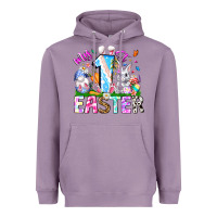 Lavender My 1st Easter Heavyweight Hoodie - CowhideDigitalArt