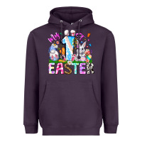 Plum My 1st Easter Heavyweight Hoodie - CowhideDigitalArt