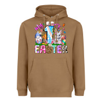 Toasted Coconut My 1st Easter Heavyweight Hoodie - CowhideDigitalArt