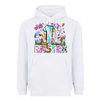White My 1st Easter Heavyweight Hoodie - CowhideDigitalArt