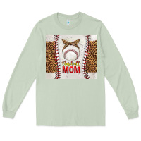 Matcha baseball mom with leopard tumbler tbs Long Sleeve Tee - TumblerDesignByShophia