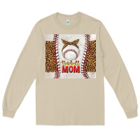 Mushroom baseball mom with leopard tumbler tbs Long Sleeve Tee - TumblerDesignByShophia