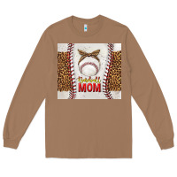 Toasted Coconut baseball mom with leopard tumbler tbs Long Sleeve Tee - TumblerDesignByShophia
