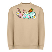 Mushroom Hop bunny Easter Day Heavyweight Sweatshirt - CowGirlArtShop