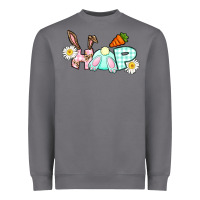 Storm Hop bunny Easter Day Heavyweight Sweatshirt - CowGirlArtShop