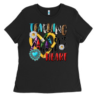 Black teaching is a work of heart Ladies Tee - NancyCooperArtShop
