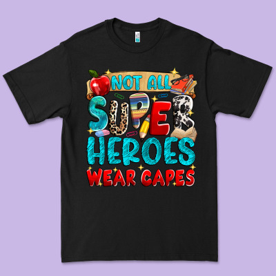 Not All Super Heroes Wear Capes Premium Tee Designed By Nancycooperartshop