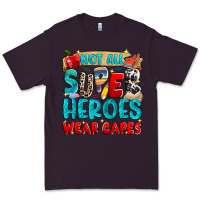 Plum not all super heroes wear capes Premium Tee - NancyCooperArtShop