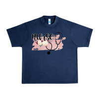 Navy Nurse Floral Urban Heavy Tee - Bettercallsaul