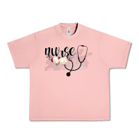 Salmon Nurse Floral Urban Heavy Tee - Bettercallsaul