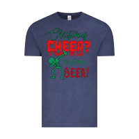 Vintage Denim Christmas Cheer I Thought You Said Christmas Beer Vintage Tee - Bettercallsaul