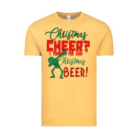 Vintage Mustard Christmas Cheer I Thought You Said Christmas Beer Vintage Tee - Bettercallsaul